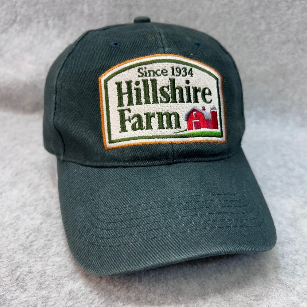 Hillshire Farm Since 1934 Mens Green Unbranded Hat Embroidered Patch OSFA